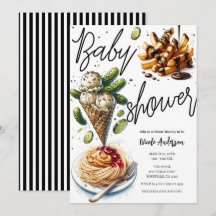 Sorvete & Picles Desejos Estranhos Baby Shower