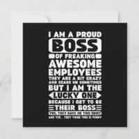 Sou um Chefe Orgulhoso de Funcionários Incrivelmen