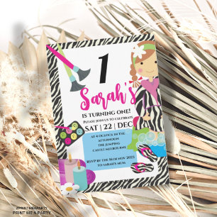 Convites Spa Birthday ou Girl Sleepover Party