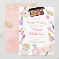 Spa Glitz e Glam Pink Dourado Aniversário