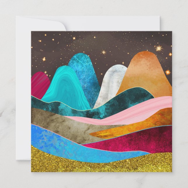 Convites Space Mountains (Frente)