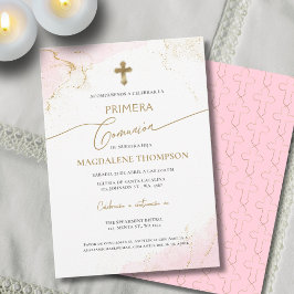 Convites Spanish Girl First Holy Communion Primera Comunion