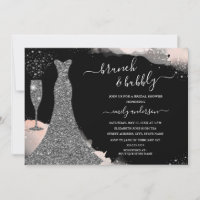 Sparkle Dress Brunch E Chá de panela De Borracha