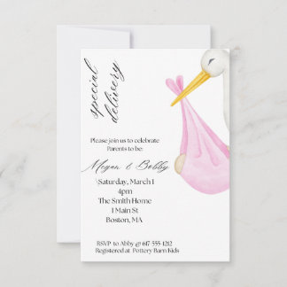 Convites Special Delivery Girl