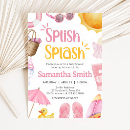 Convites Splish Splash Summer Baby Shower
