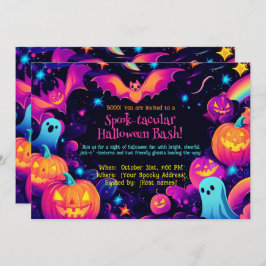 Convites 🎃 "Spook-tacular Halloween Bash"!