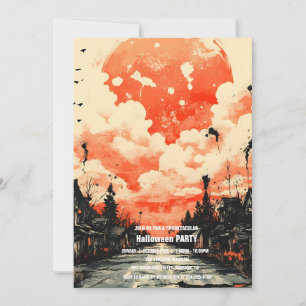 Convites Spooktacular Dark assombrado Festa I de Halloween