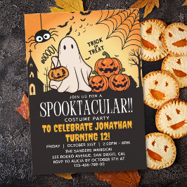 Convites Spooktacular Halloween Birthday Kids