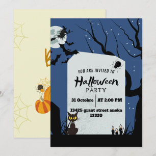 Convites Spooktacular Vibes Halloween Ghost Birthday Invit