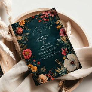 Convites Spooky Glam Wedding