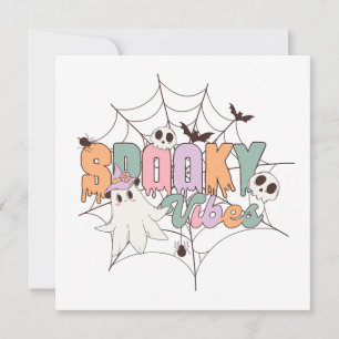 Convites Spooky Vibes Halloween