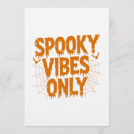 Convites Spooky Vibes Only Halloween