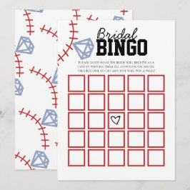 Convites Sports Baseball Homerun Glitter Bridal Shower Game