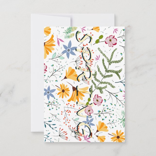 Convites Spring Garden (Frente)