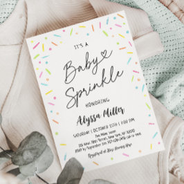 Convites Sprinkle Neutral Baby