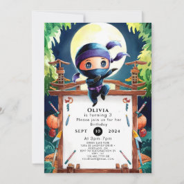 Convites Spy Children Ninja Birthday