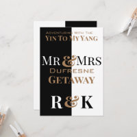 Sr & Sra Yin & Yang Personalizado