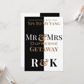 Convites Sr & Sra Yin & Yang Personalizado