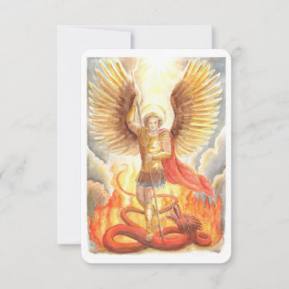 Convites St.Michael the Archangel Prayer Card