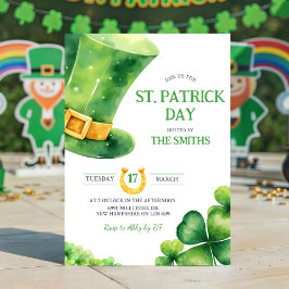 Convites St. Patrick Day Party Invitation