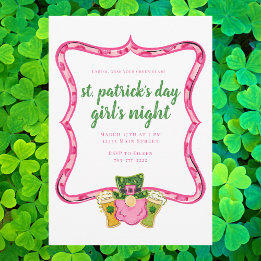 Convites St Patrick's Day Girl's Night