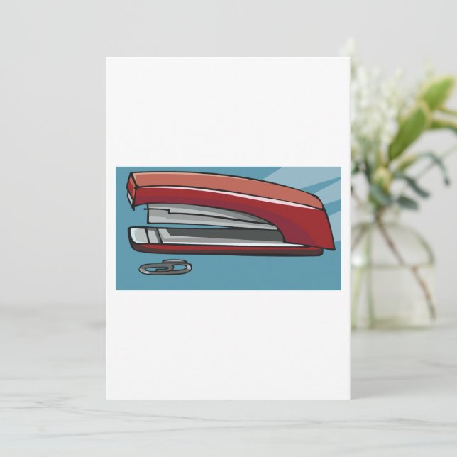 Convites Stapler (Em pé/Frente)