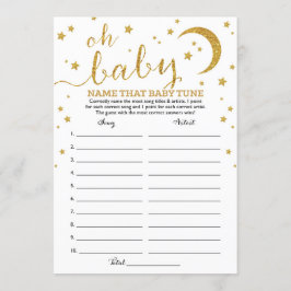 Convites Star Dourada Glitter Nome Aquele Jogo de Túmulo de