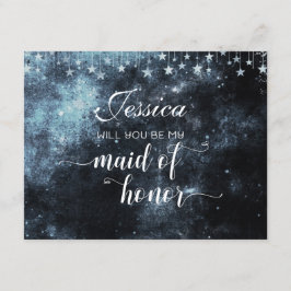 Convites Star Struck Celestial Você Será Minha Madrinha de 