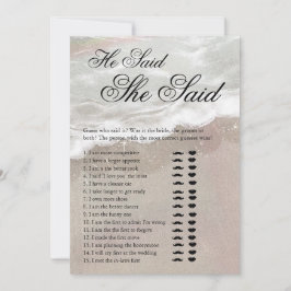 Convites Starfish and Shells Tropical Beach Bridal Shower