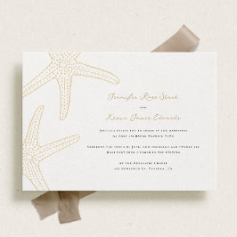 Convites Starfish Beach Wedding