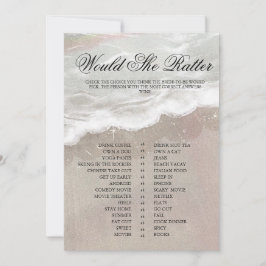 Convites Starfish e Shelly Tropical Beach Chá de panela