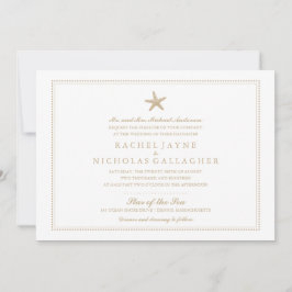 Convites Starfish Graceful | Casamento