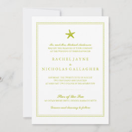 Convites Starfish Graceful | Casamento