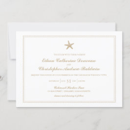 Convites Starfish Graceful | Casamento
