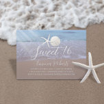 Convites Starfish & Sand Dollar 16<br><div class="desc">Tema Praia Starfish & Sand Dollar Sweet 16 Convites.</div>