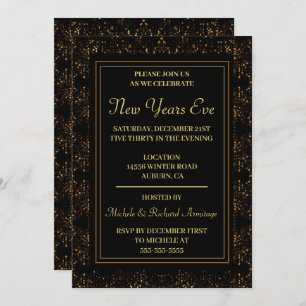 Convites Starry Night Anos novos