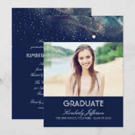 Convites Starry Night e Shoting Star Photo Graduation