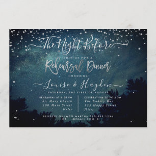 Convites Starry Night, Na Noite Anterior, Reteste Anuncie