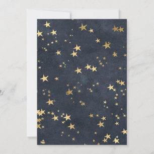Convites Starry Night Sky Ouro Stars Astrology Lover