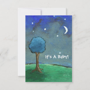 Convites Starry Starry Night É um Bebê! Da Arte Original