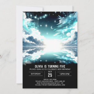 Convites Stars Celestial Digital Birthday