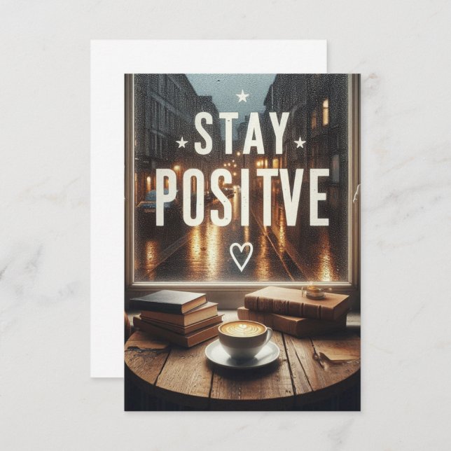 Convites stay positive (Frente/Verso)