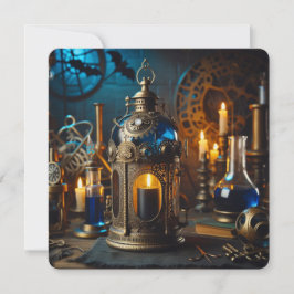 Convites Steampunk Victorian Gothics Lab Spooky