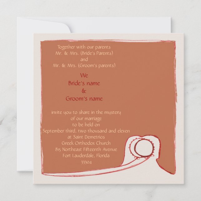 Convites Stefana Sillouette (Frente)