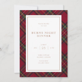 Convites Stewart Tartan Invitation