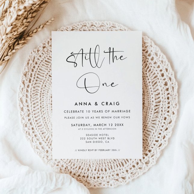 Convites Still the One Wedding Vow Renewal (Criador carregado)