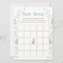 Convites Story Book Baby Shower Baby Bingo Game Card