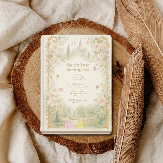 Convites Storybook, fairy first, fairytale 1st birthday (Criador carregado)