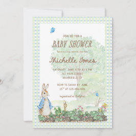 Convites Storybook Garden Rabbit Inspired Baby Shower 