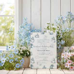 Convites Storybook Little Mouse Birday